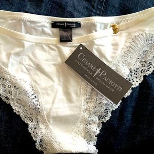 Cesare paciotti new lace cotton stretch underwear